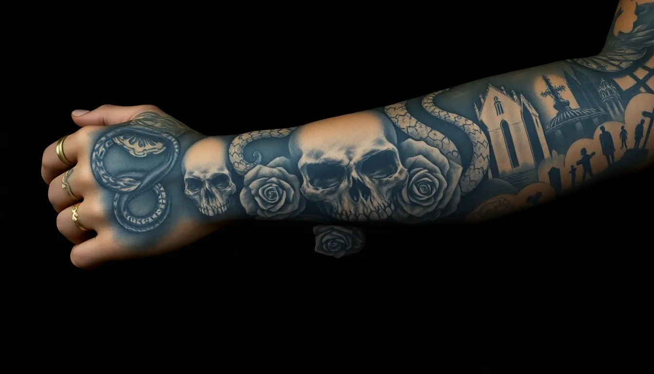 101 Epic Arm Tattoo Ideas for Men: From Sleeves to Minimalist Designs 17