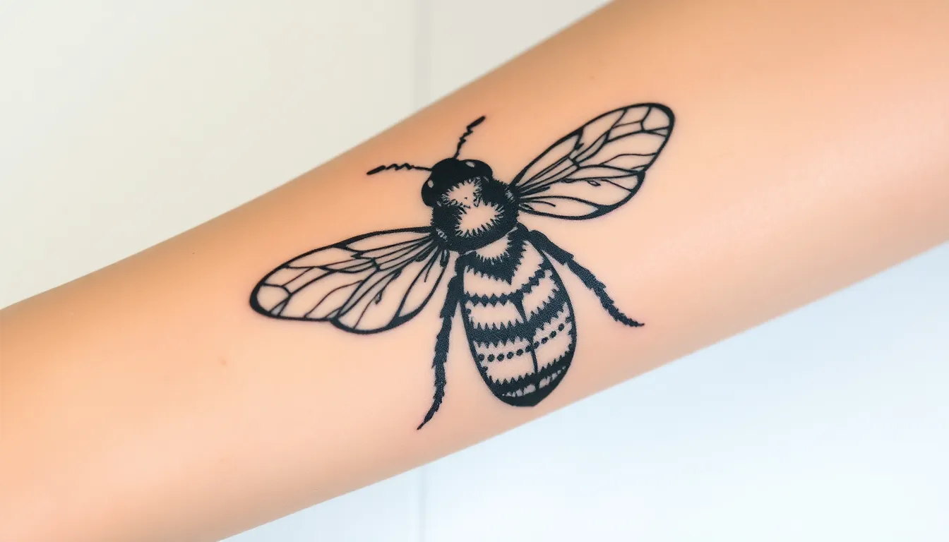 50+ Stunning Bee Tattoo Ideas That Will Make You Buzz With Excitement 18 50+ Stunning Bee Tattoo Ideas That Will Make You Buzz With Excitement 17
