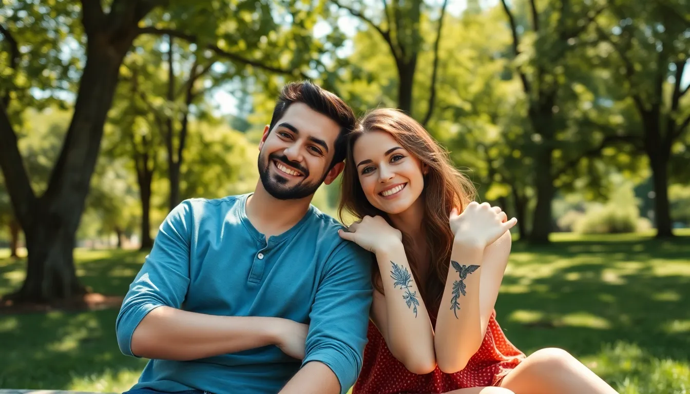 50+ Romantic Couples Tattoo Ideas That Perfectly Celebrate Your Love Story 18 50+ Romantic Couples Tattoo Ideas That Perfectly Celebrate Your Love Story 17