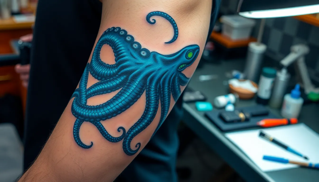 50+ Epic Kraken Tattoo Ideas: From Traditional to Modern Sea Monster Designs 18 50+ Epic Kraken Tattoo Ideas: From Traditional to Modern Sea Monster Designs 17