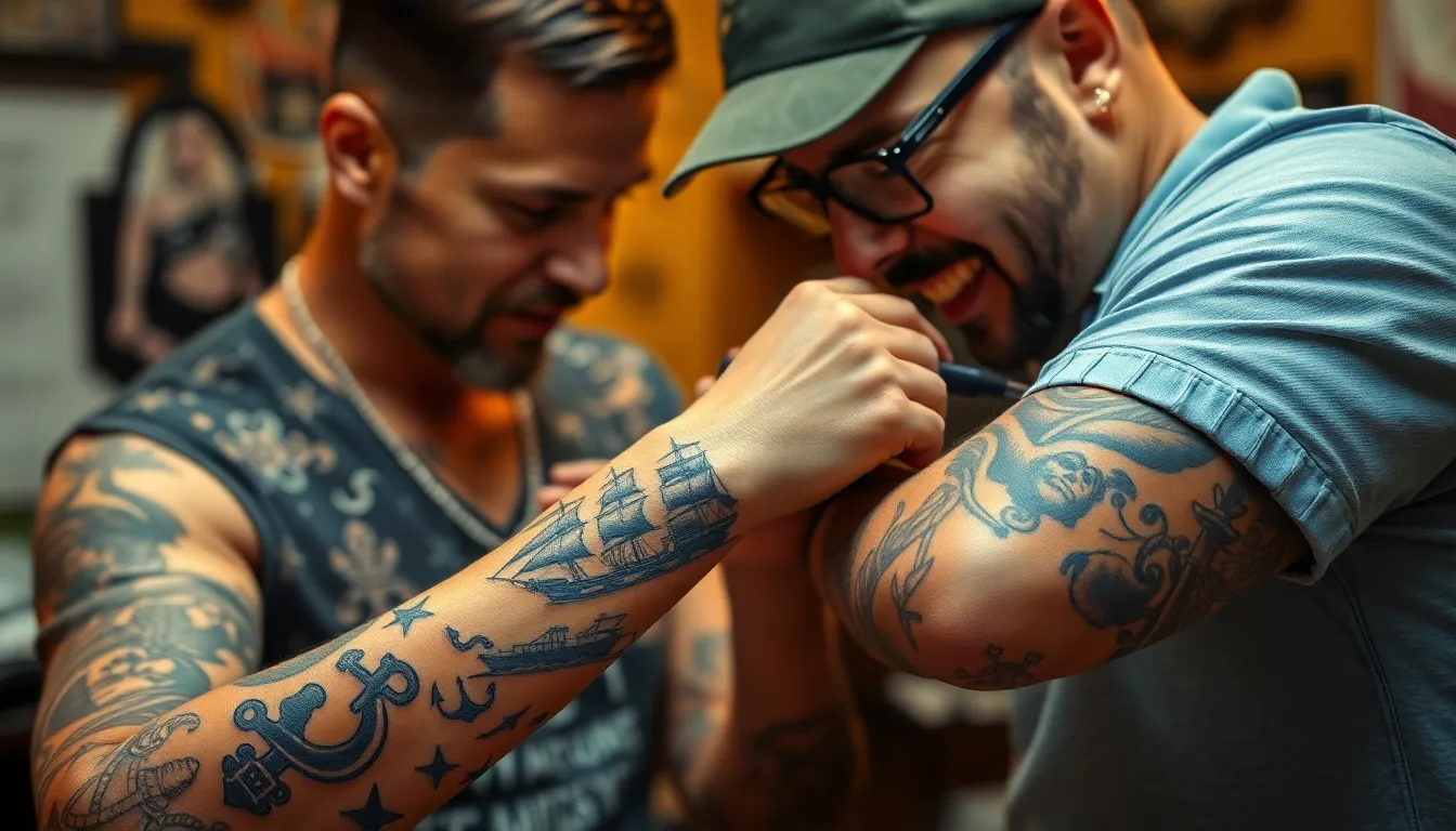 50+ Epic Pirate Tattoo Ideas: Skulls, Ships & Treasure Designs for 2025 18 50+ Epic Pirate Tattoo Ideas: Skulls, Ships & Treasure Designs for 2025 17