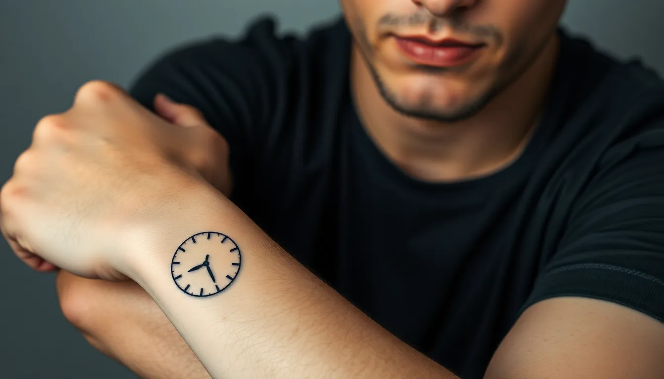50+ Stunning Tattoo Clock Ideas That Tell Your Story (2025 Designs) 18 50+ Stunning Tattoo Clock Ideas That Tell Your Story (2025 Designs) 17