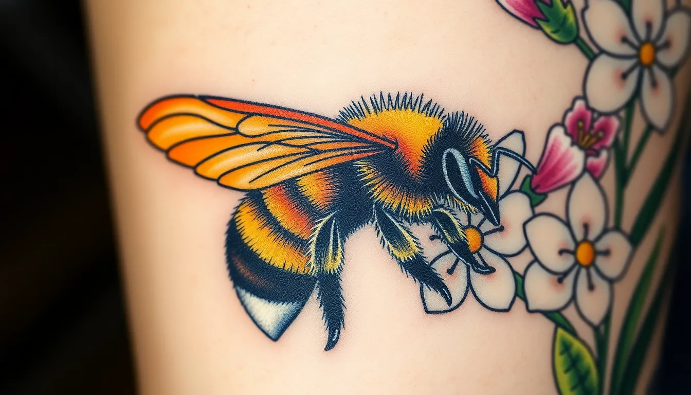 50+ Stunning Bee Tattoo Ideas That Will Make You Buzz With Excitement 2 50+ Stunning Bee Tattoo Ideas That Will Make You Buzz With Excitement 1