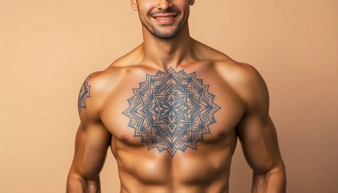 50+ Best Chest Tattoo Ideas for Men: From Bold Traditional to Modern Designs 2 50+ Best Chest Tattoo Ideas for Men: From Bold Traditional to Modern Designs 1
