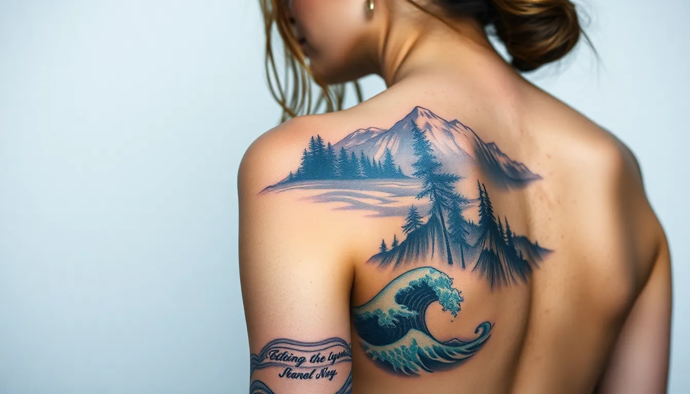 25 Stunning Cover Up Tattoo Ideas for Upper Back That Actually Work 2 25 Stunning Cover Up Tattoo Ideas for Upper Back That Actually Work 1
