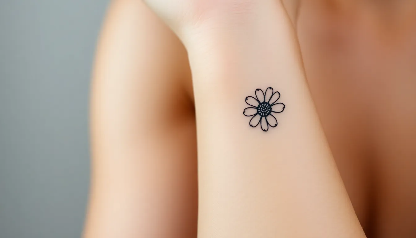 50+ Stunning Daisy Tattoo Ideas That Will Make You Want Floral Ink Right Now 2 50+ Stunning Daisy Tattoo Ideas That Will Make You Want Floral Ink Right Now 1