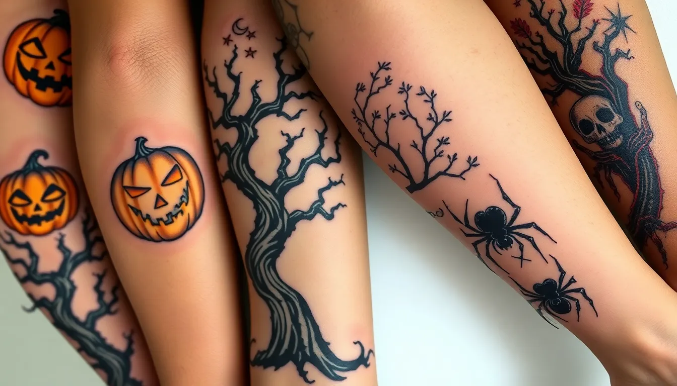50+ Spooky Halloween Tattoo Ideas That'll Give You Chills All Year Long 2 50+ Spooky Halloween Tattoo Ideas That'll Give You Chills All Year Long 1