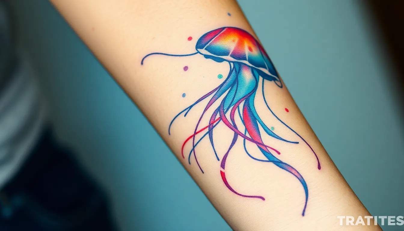 30 Stunning Jellyfish Tattoo Ideas That Will Make You Want Ocean Ink 2 30 Stunning Jellyfish Tattoo Ideas That Will Make You Want Ocean Ink 1