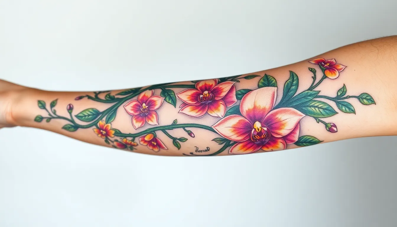 50+ Stunning Orchid Tattoo Ideas: From Delicate Designs to Bold Statement Pieces 2 50+ Stunning Orchid Tattoo Ideas: From Delicate Designs to Bold Statement Pieces 1
