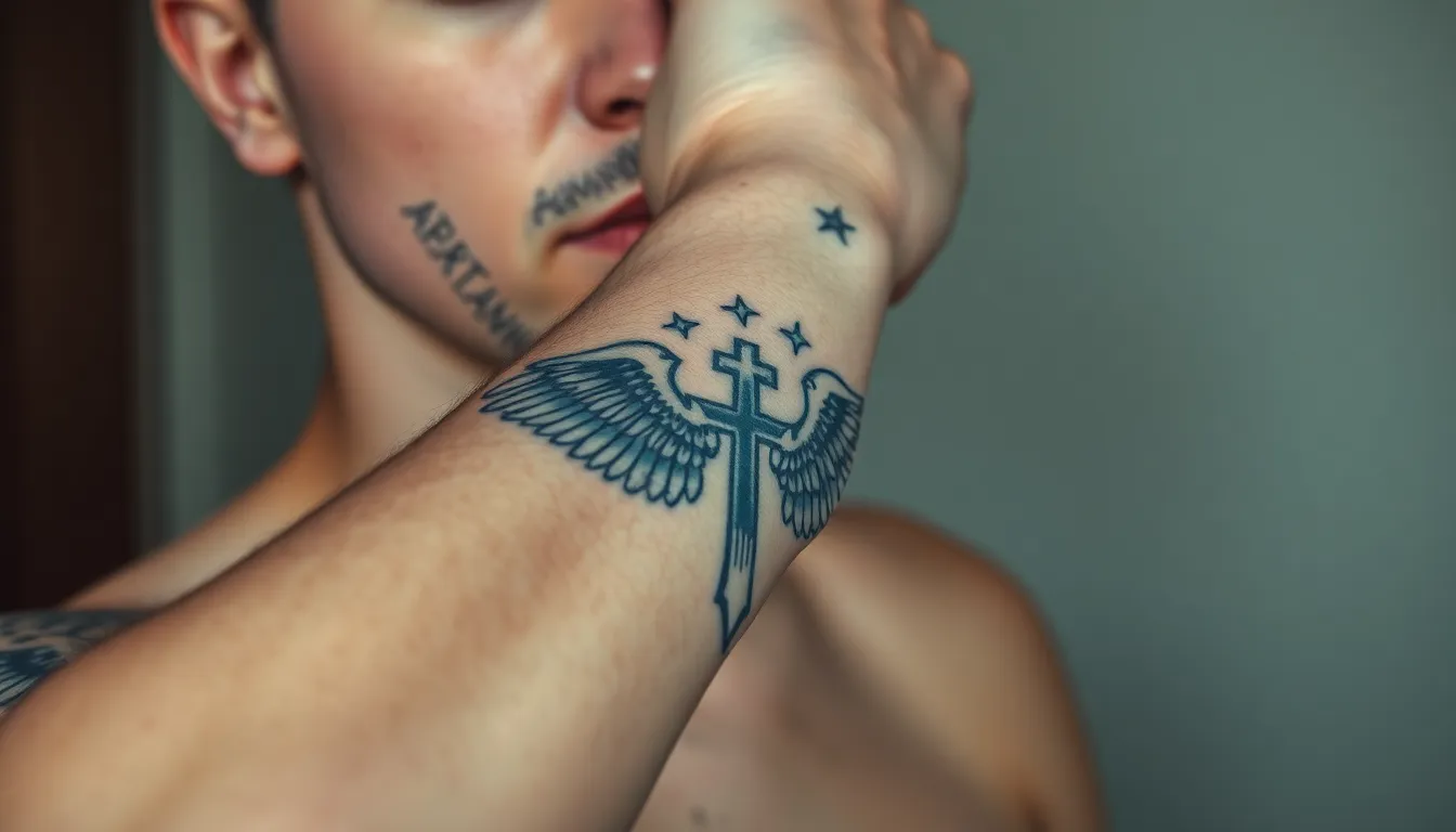 50 Heartfelt RIP Tattoo Ideas for Dad - Memorial Designs That Honor His Memory 2 50 Heartfelt RIP Tattoo Ideas for Dad - Memorial Designs That Honor His Memory 1