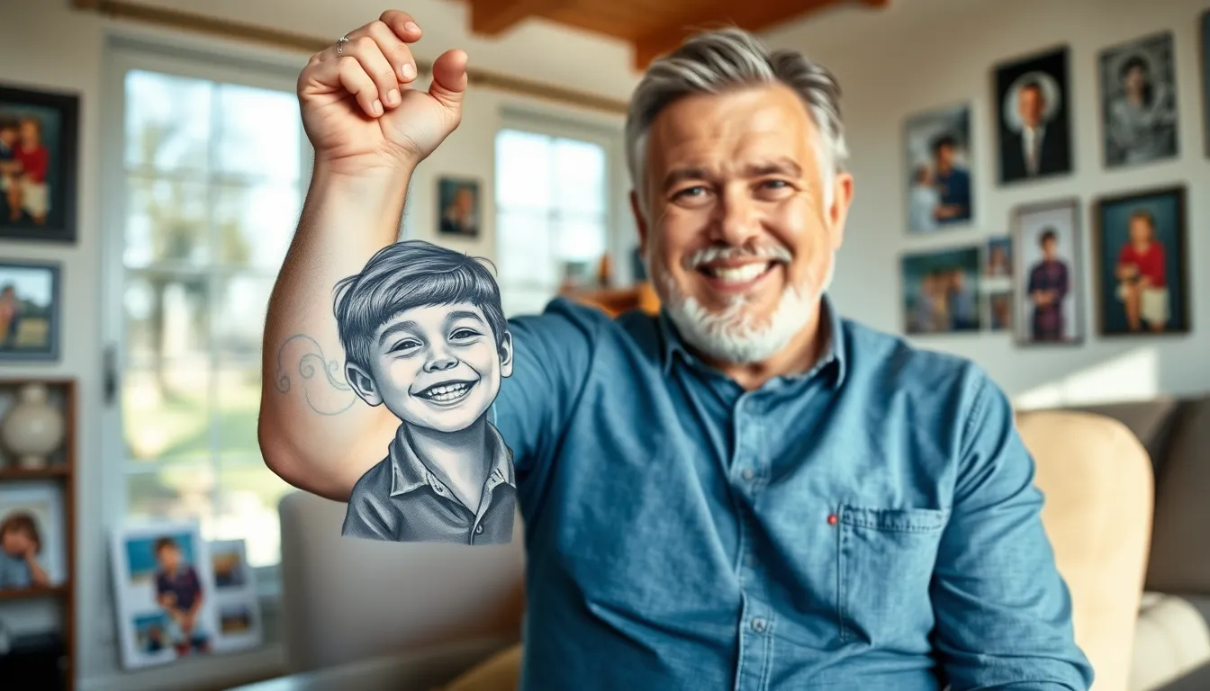50+ Meaningful Son Tattoo Ideas for Dad: Honor Your Bond Forever 2 50+ Meaningful Son Tattoo Ideas for Dad: Honor Your Bond Forever 1