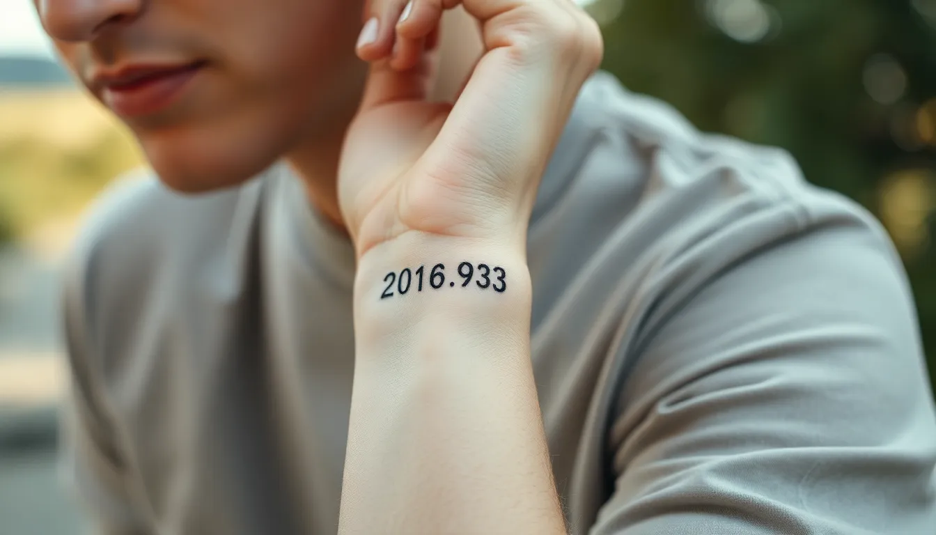 50+ Creative Tattoo Birth Date Ideas: From Minimalist to Memorial Designs 2 50+ Creative Tattoo Birth Date Ideas: From Minimalist to Memorial Designs 1