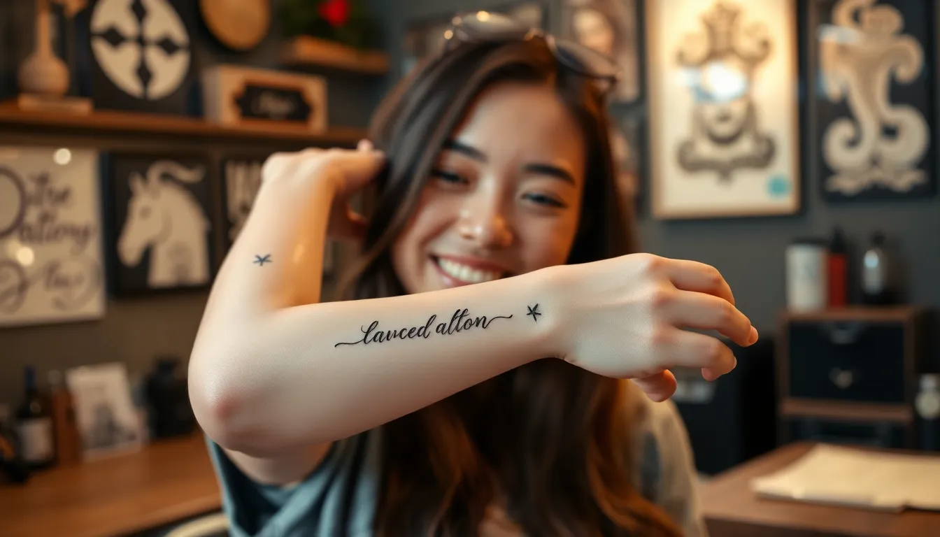 50+ Stunning Tattoo Handwriting Ideas: Scripts, Fonts & Meaningful Designs 2 50+ Stunning Tattoo Handwriting Ideas: Scripts, Fonts & Meaningful Designs 1