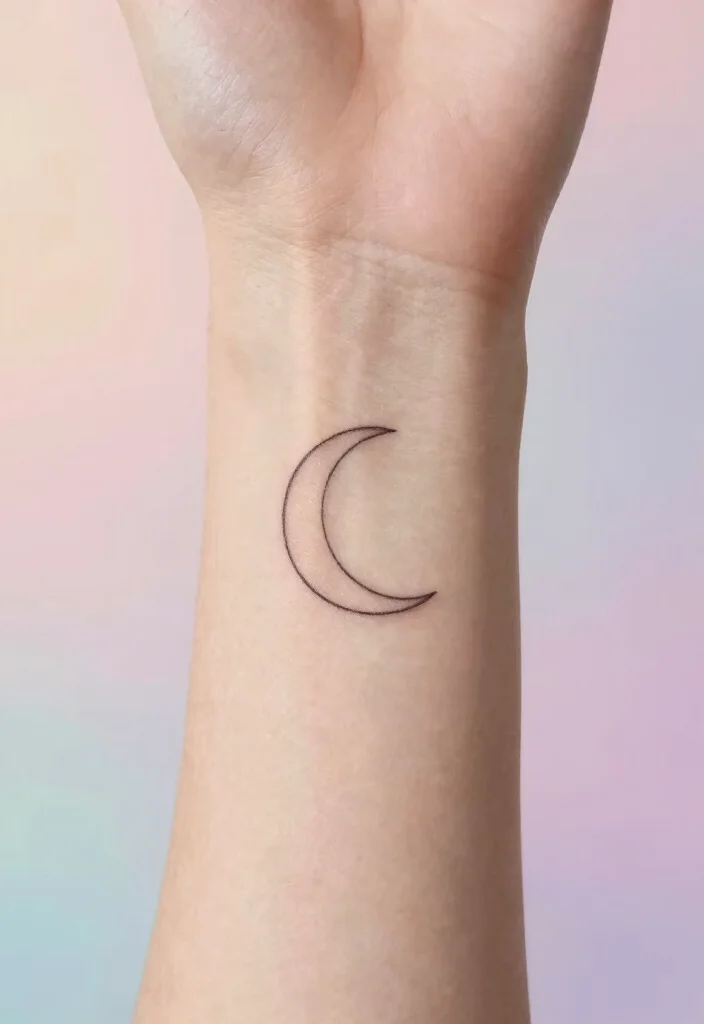 10 Simple Taylor Swift Tattoo Ideas for True Fans - 7. The Moon 1