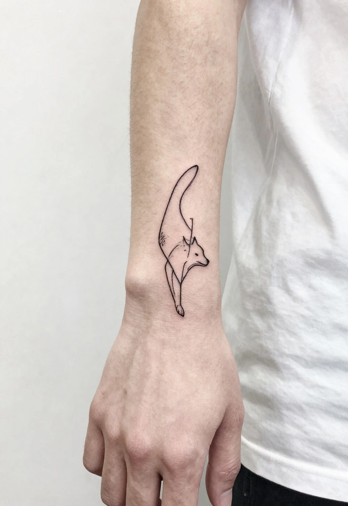 10 Small Hand Tattoo Ideas for Men Simple and Clean 9. Minimalist Animals 0