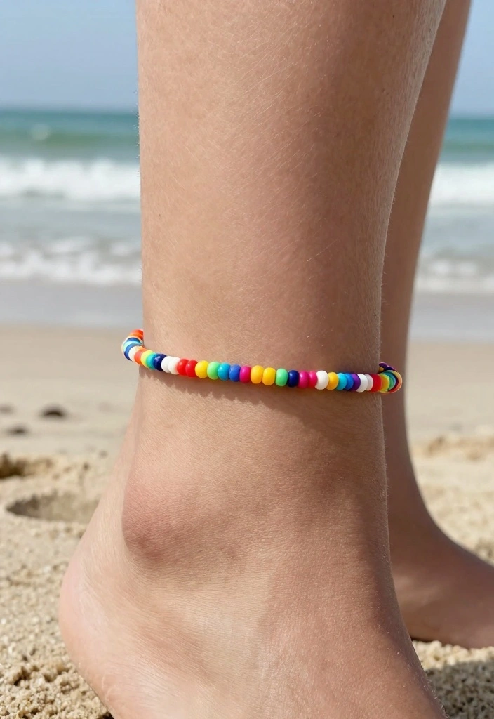 12 Ankle Bracelet Tattoo Ideas for Women: Subtle and Chic 56 12 Ankle Bracelet Tattoo Ideas for Women Subtle and Chic 6. Beaded Ankle Bracelet 0