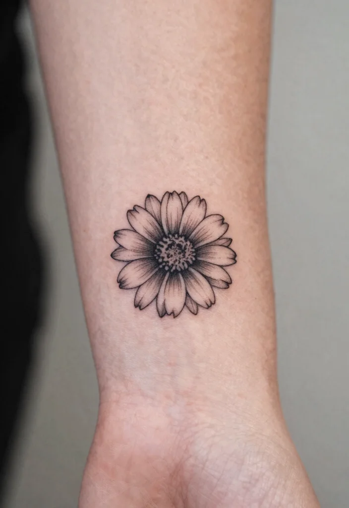 12 Black and White Marigold Flower Tattoo Ideas Elegant 111 12 Black and White Marigold Flower Tattoo Ideas Elegant 11. Tiny Marigold Tattoos 0