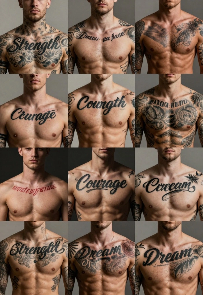 12 Chest Word Tattoo Ideas for Men: Bold and Masculine - Conclusion 1