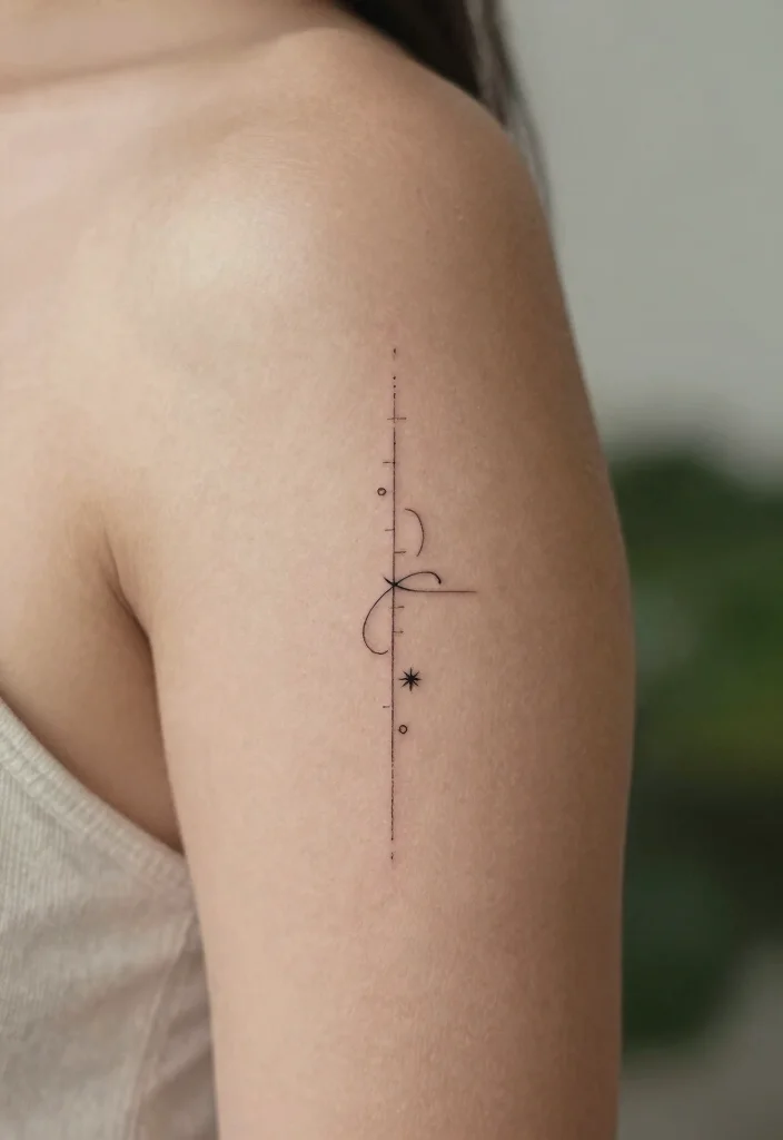 12 Child Name Tattoo Ideas With Elegant Placement Options - 3. Names in Coordinates 1