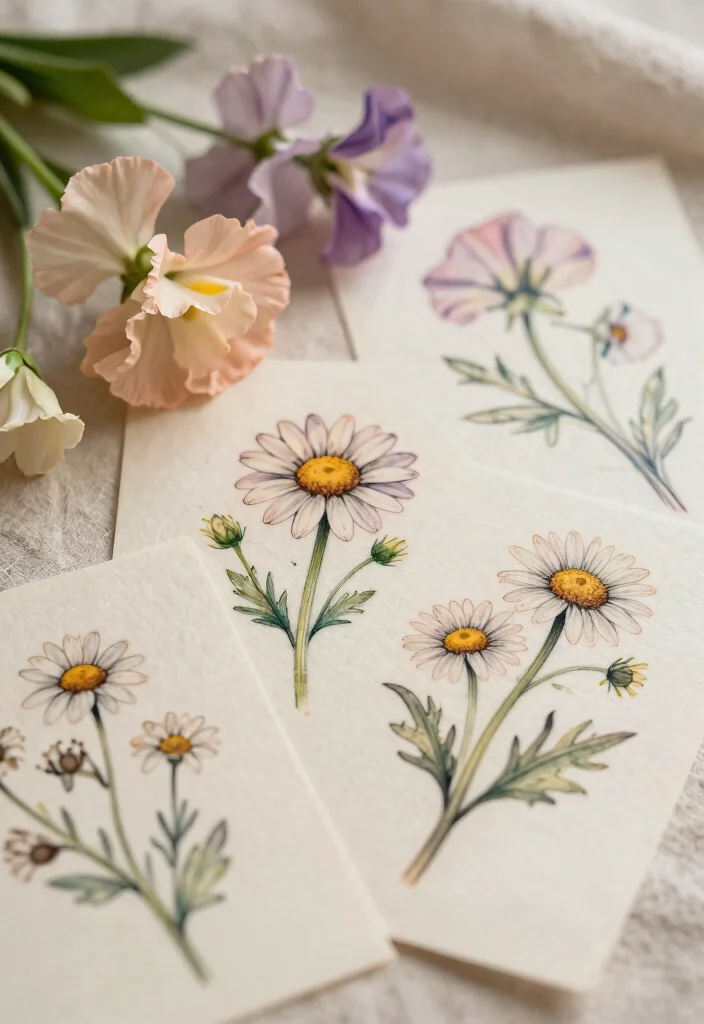 12 Daisy and Sweet Pea Birth Flower Tattoo Ideas Meaningful Conclusion 0