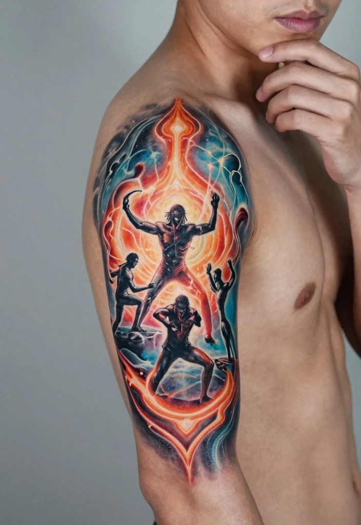 12 Dragon Ball Z Dragon Tattoo Ideas: Iconic and Powerful - 10. The Time Chamber: A Portal of Growth 1