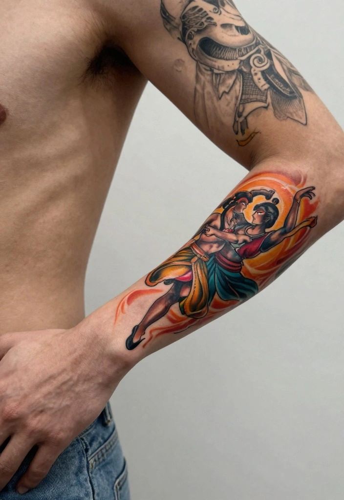 12 Dragon Ball Z Dragon Tattoo Ideas: Iconic and Powerful - 12. The Fusion Dance: Unity in Action 1
