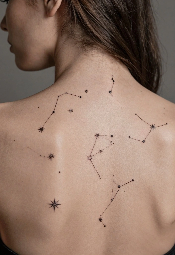 12 Fine Line Back Tattoo Ideas for Women: Clean and Minimal 100 12 Fine Line Back Tattoo Ideas for Women Clean and Minimal 10. Tiny Constellations 0