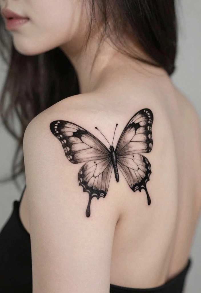 12 Fine Line Back Tattoo Ideas for Women: Clean and Minimal 89 12 Fine Line Back Tattoo Ideas for Women Clean and Minimal 9. Whimsical Butterfly 0