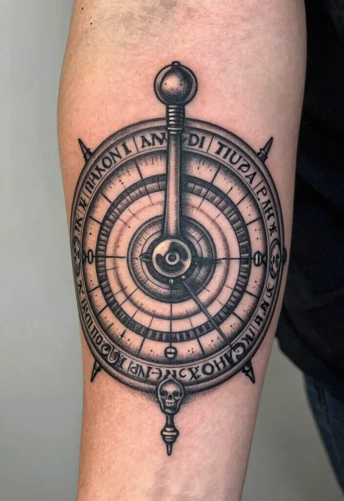 12 Friday the 13th Flash Tattoo Ideas Classic and Spooky - 3. Ouija Board Planchette 1