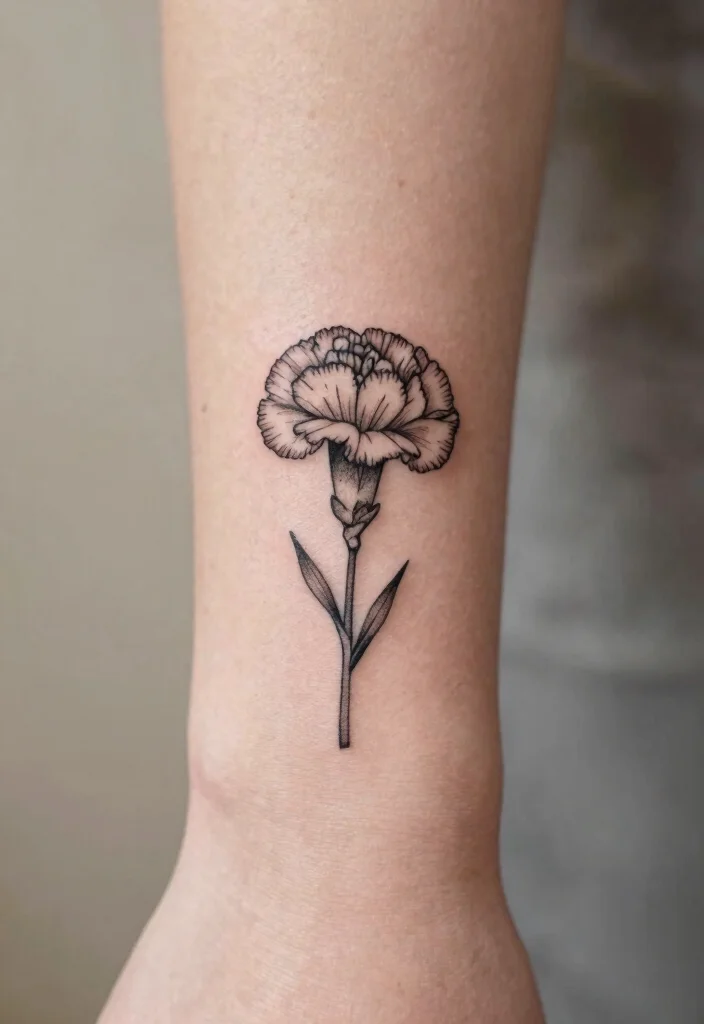 12 January and May Birth Flower Tattoo Ideas: Elegant Pairings 34 12 January and May Birth Flower Tattoo Ideas Elegant Pairings 4. Tiny Floral Tattoos 0