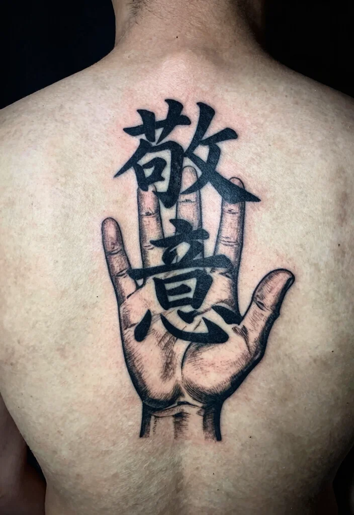 12 Japanese Word Tattoo Ideas With Cultural Meaning 100 12 Japanese Word Tattoo Ideas With Cultural Meaning - 10. 敬意 (Keii) - Respect 1