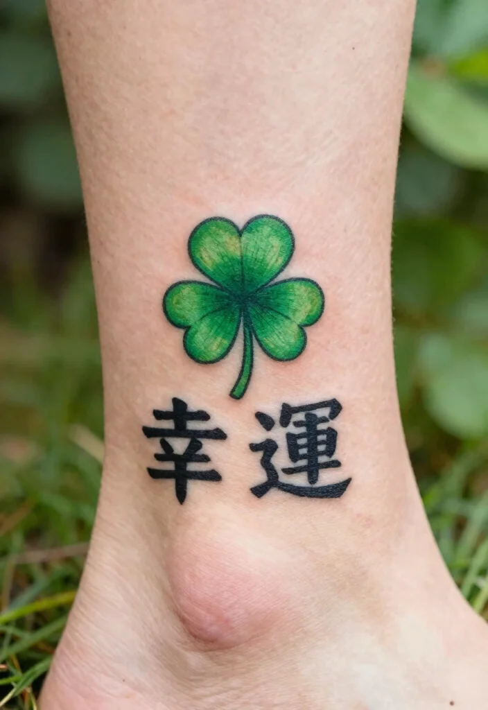 12 Japanese Word Tattoo Ideas With Cultural Meaning 111 12 Japanese Word Tattoo Ideas With Cultural Meaning - 11. 幸運 (Kōun) - Good Luck 1