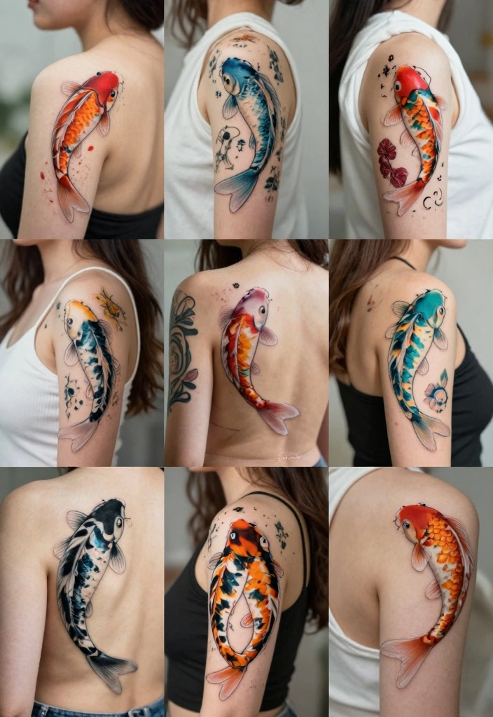 12 Koi Fish Back Tattoo Ideas for Black Women Bold and Symbolic Conclusion 0