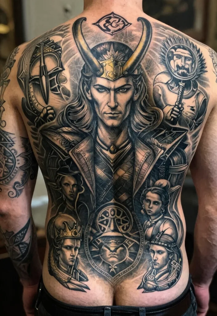 12 Loki Tattoo Ideas From Norse Mythology With Meaning - 12. Loki's Legacy: A Narrative Piece 1