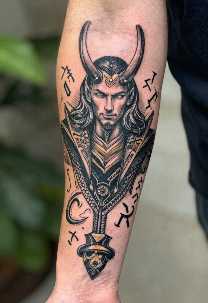 12 Loki Tattoo Ideas From Norse Mythology With Meaning - 3. The Magician: Loki's Magical Artifacts 1