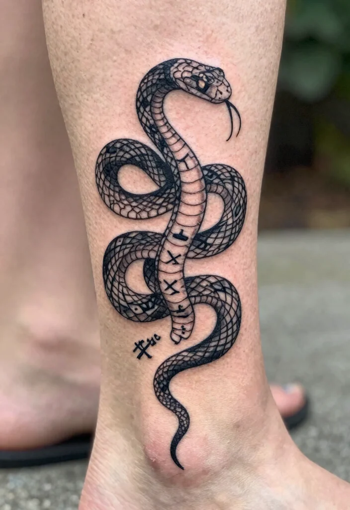 12 Loki Tattoo Ideas From Norse Mythology With Meaning - 8. The Snake: Element of Secrets 1