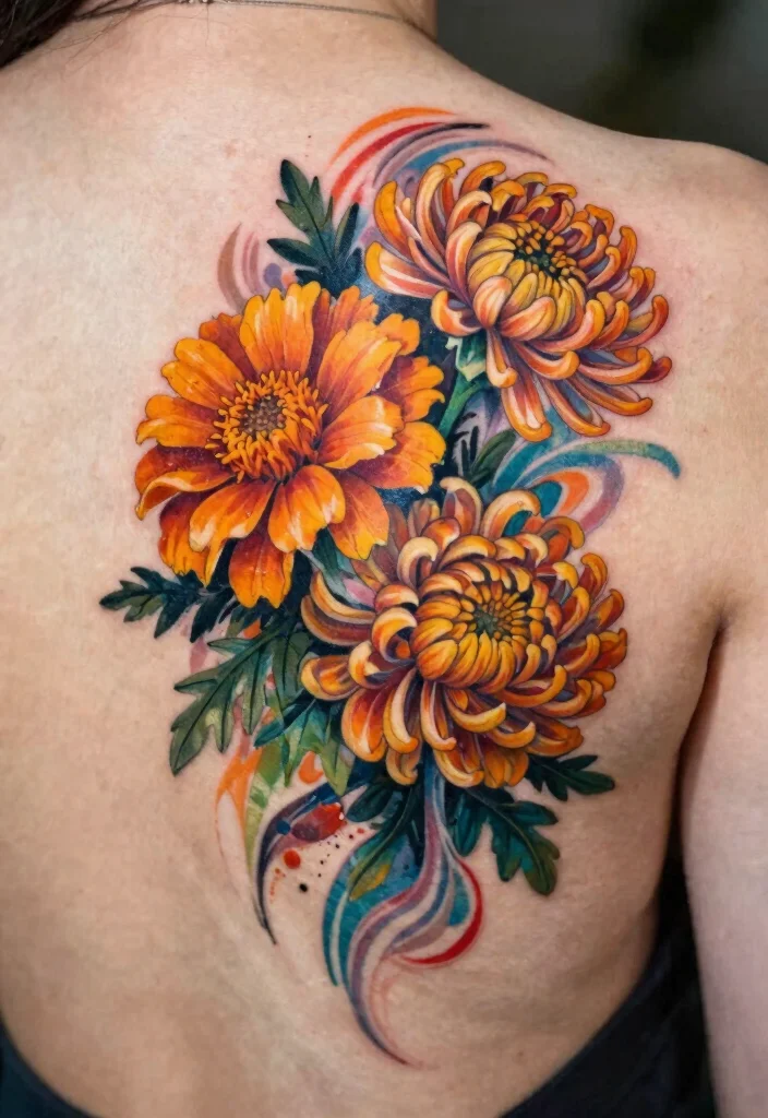 12 October and November Birth Flower Tattoo Ideas Symbolic 78 12 October and November Birth Flower Tattoo Ideas Symbolic 8. Abstract Floral Design 0
