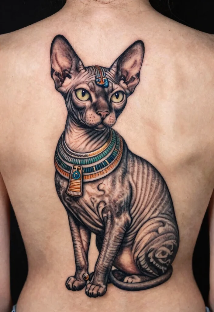 12 Sphynx Cat Tattoo Design Ideas Unique and Artistic 122 12 Sphynx Cat Tattoo Design Ideas Unique and Artistic 12. Cultural Influences 0