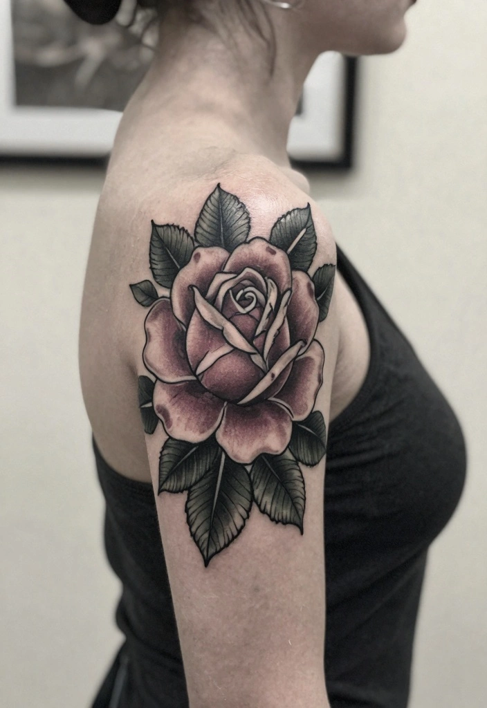 14 Back of Upper Arm Tattoo Ideas for Women Subtle and Chic 11. Vintage Designs 0