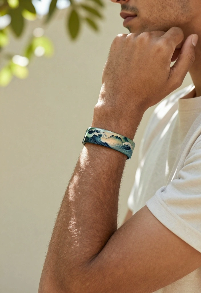 14 Bracelet Tattoo Ideas for Men: Bold, Minimal, and Clean - 3. Nature-Inspired Designs 1