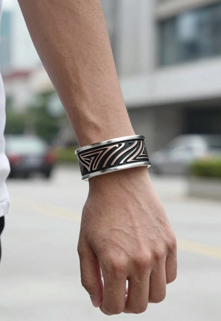 14 Bracelet Tattoo Ideas for Men: Bold, Minimal, and Clean - 5. Tribal Patterns 1