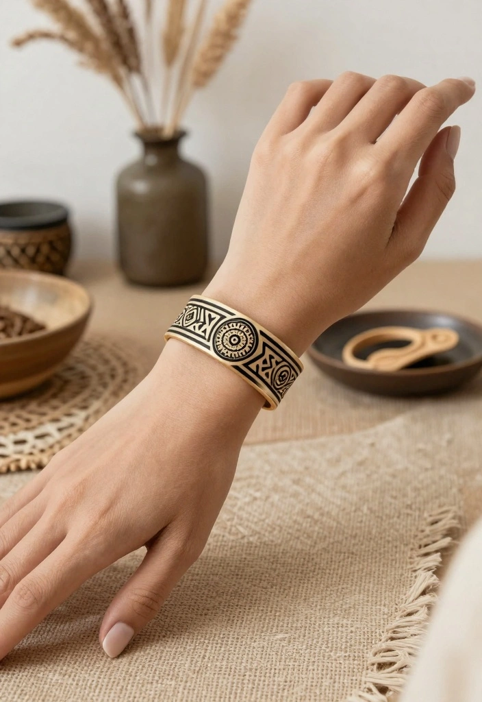 14 Bracelet Tattoo Ideas for Women: Elegant and Feminine 67 14 Bracelet Tattoo Ideas for Women: Elegant and Feminine - 7. Cultural Symbols 1