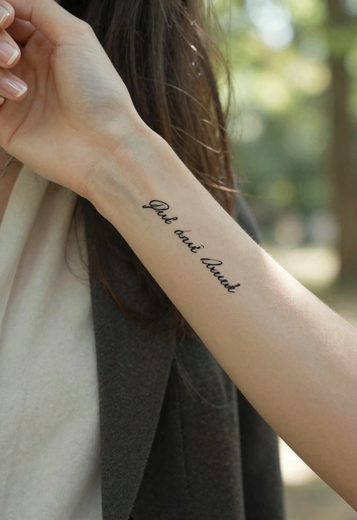 14 Children Name Tattoo Ideas for Women: Meaningful and Stylish - 4. Birthdate with Name 1