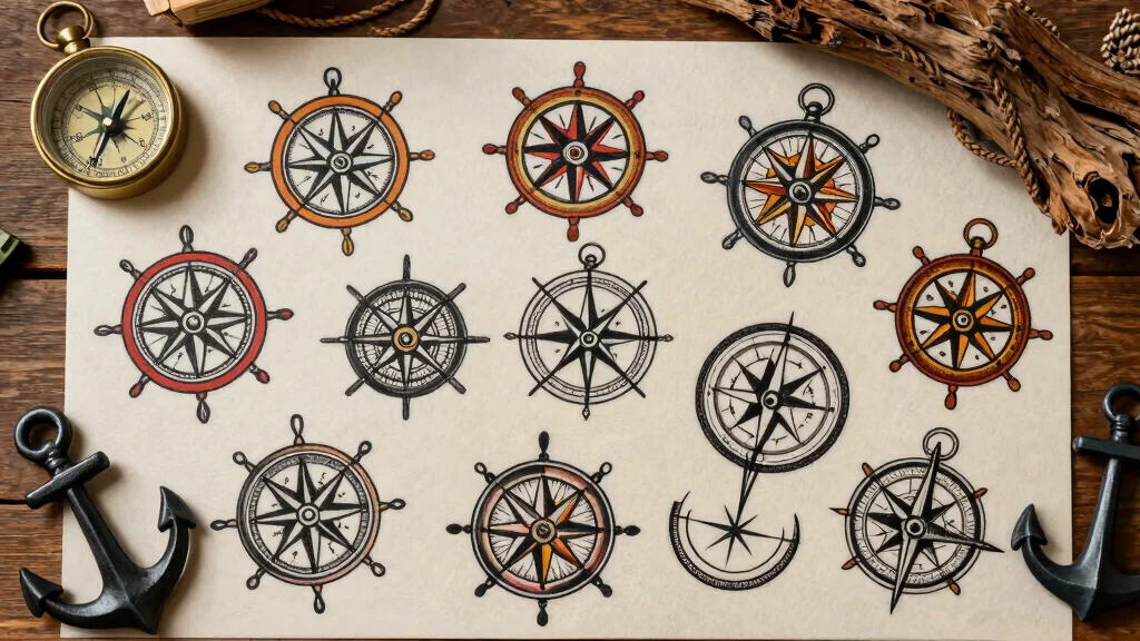 14 Compass Tattoo Ideas for Men With Strong Symbolism