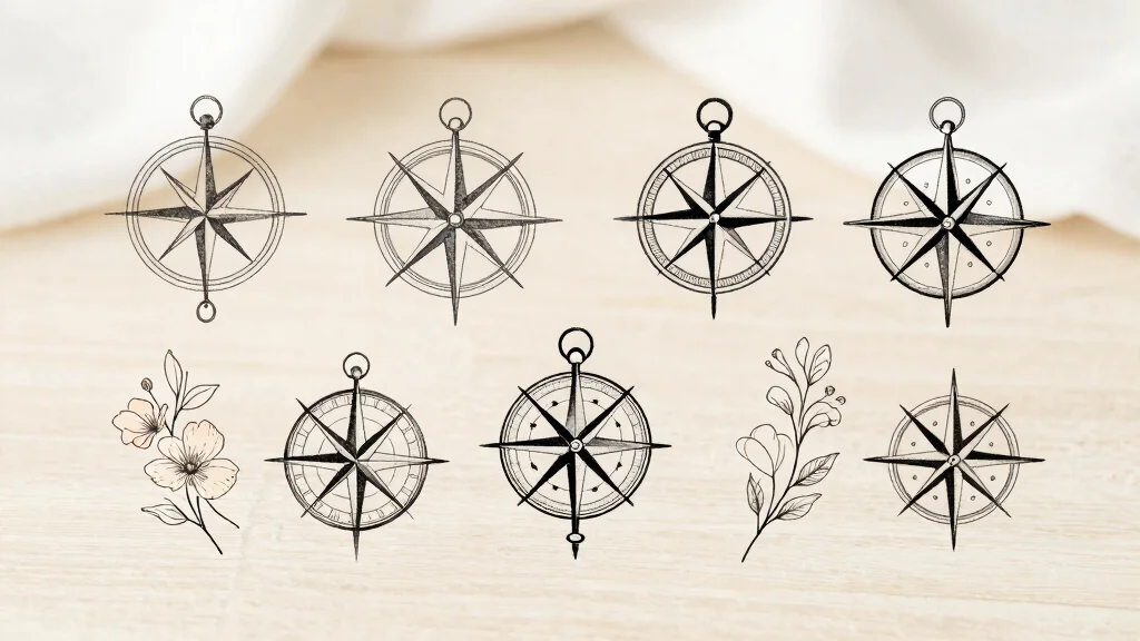 14 Compass Tattoo Ideas for Women: Elegant and Meaningful