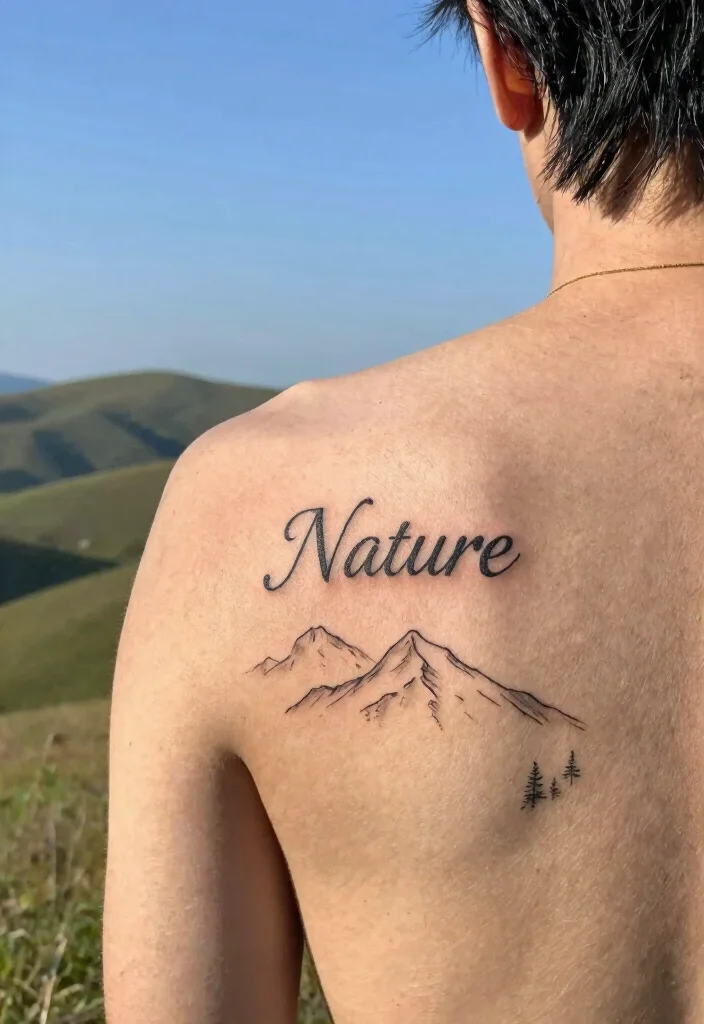14 French Word Tattoo Ideas: Elegant, Meaningful, and Timeless - 3. Nature (Nature) 1