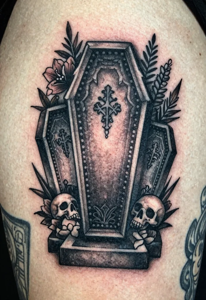 14 Friday the 13th Tattoo Flash Sheet Ideas Classic and Spooky 100 14 Friday the 13th Tattoo Flash Sheet Ideas Classic and Spooky 10. Coffins and Graves 0