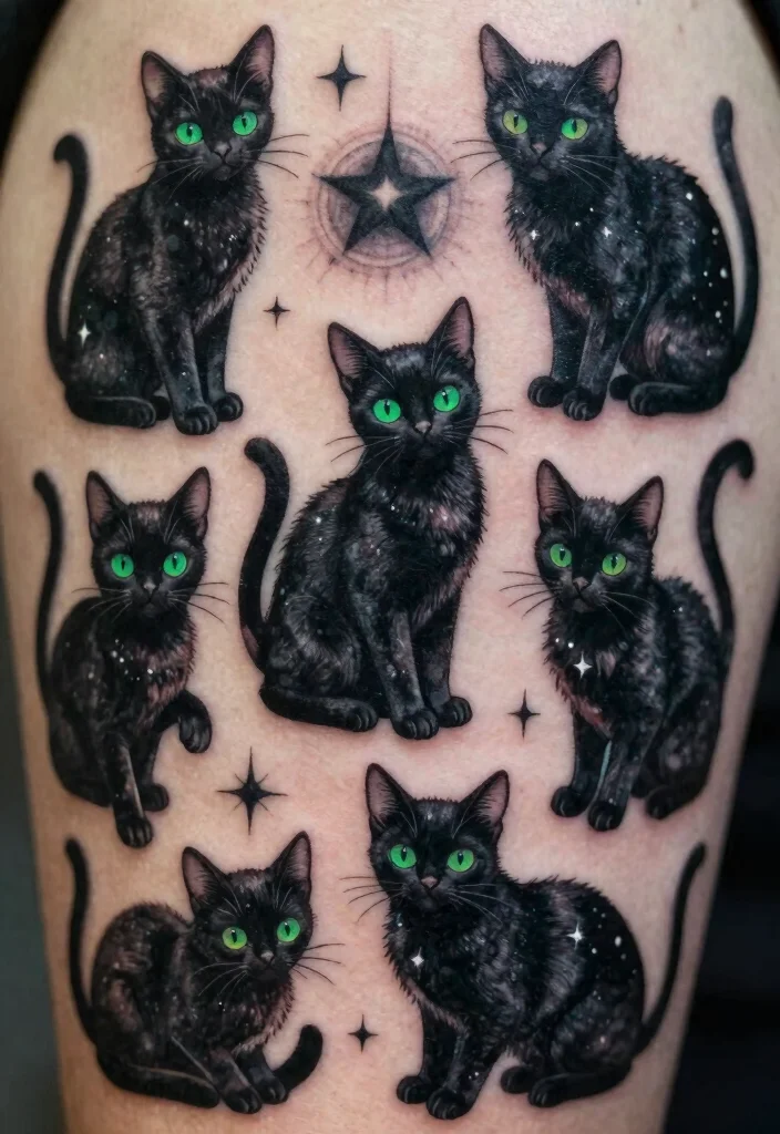 14 Friday the 13th Tattoo Flash Sheet Ideas Classic and Spooky 12 14 Friday the 13th Tattoo Flash Sheet Ideas Classic and Spooky 2. The Black Cat 0