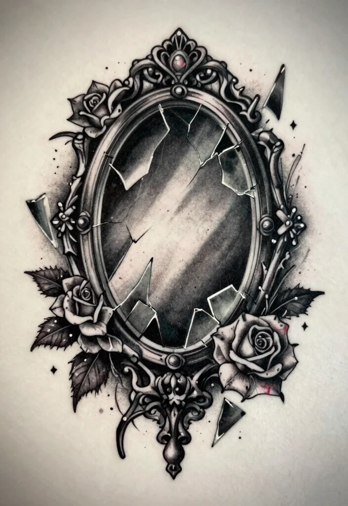14 Friday the 13th Tattoo Flash Sheet Ideas Classic and Spooky 23 14 Friday the 13th Tattoo Flash Sheet Ideas Classic and Spooky 3. Broken Mirrors 0