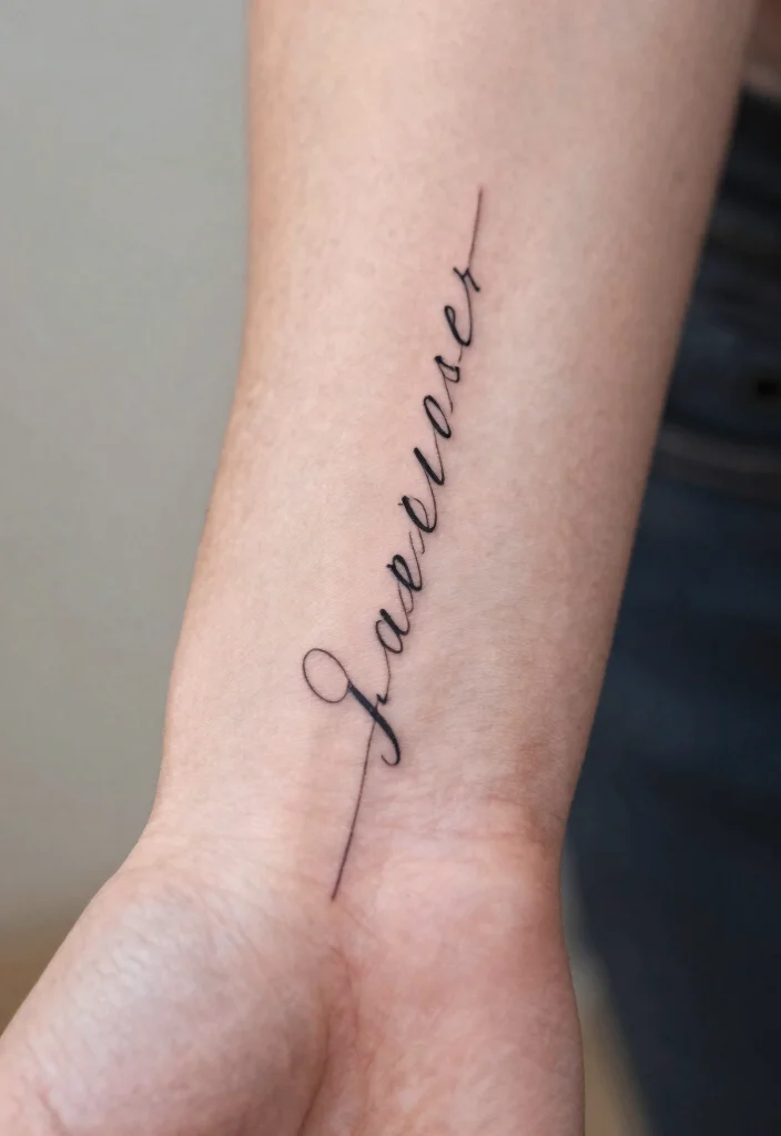 14 Hand Tattoo Cover Up Ideas Clean and Effective 10. Minimalist Script 0